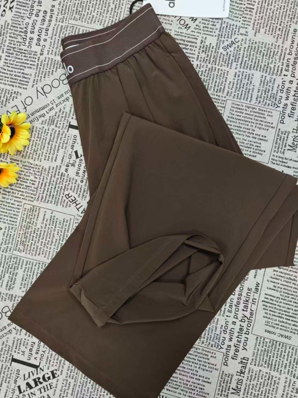 🏆Alo Yoga Suit Up Trouser Espress Brown (Regular) Casual/Formal/Daily🤎 - Picture 7 of 8